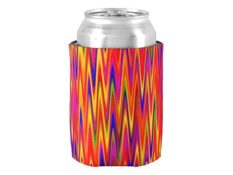 Can Cooler Sleeves – Can Koozies-WAVY #1 Bottle &amp; Can Cooler Sleeves – Bottle &amp; Can Koozies-Multicolor Bright-from COLORADDICTED.COM-