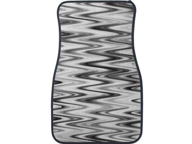 Car Mats-WAVY #1 Car Mats Sets-Grays &amp; White-from COLORADDICTED.COM-