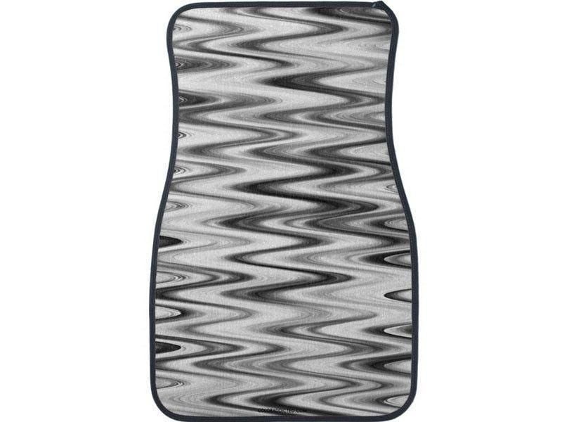 Car Mats-WAVY #1 Car Mats Sets-Grays & White-from COLORADDICTED.COM-