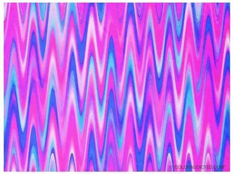 Fleece Blankets-WAVY #1 Fleece Blankets-Blues, Purples & Fuchsias-from COLORADDICTED.COM-