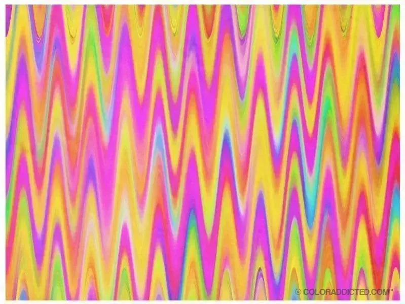 Fleece Blankets-WAVY #1 Fleece Blankets-Multicolor Light-from COLORADDICTED.COM-