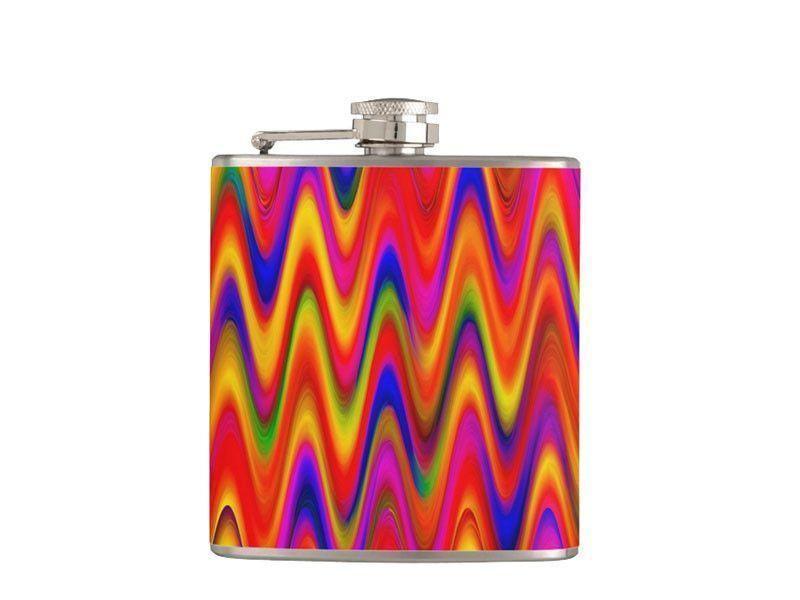 Hip Flasks-WAVY #1 Hip Flasks-Multicolor Bright-from COLORADDICTED.COM-