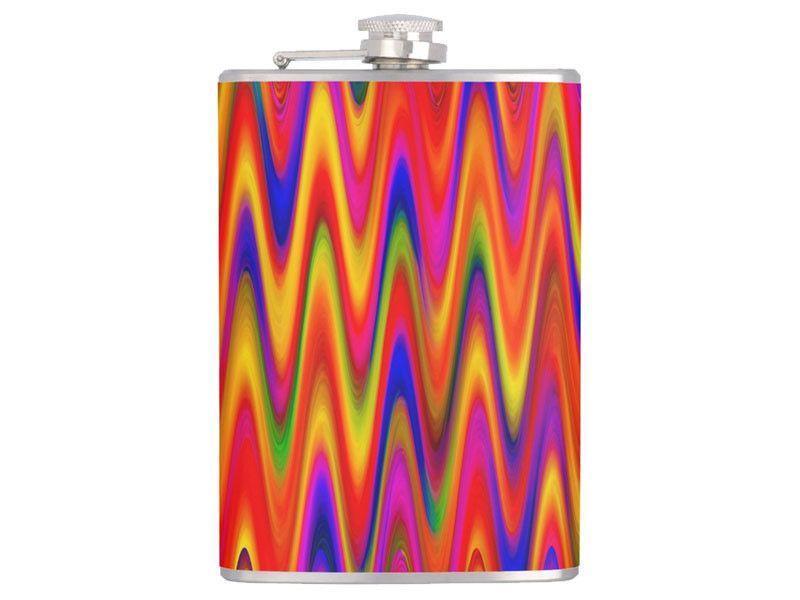 Hip Flasks-WAVY #1 Hip Flasks-Multicolor Bright-from COLORADDICTED.COM-