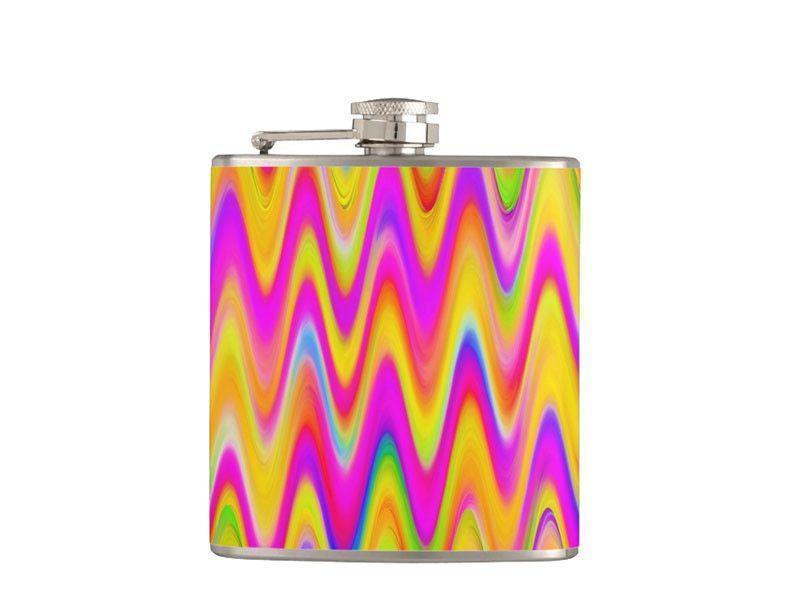 Hip Flasks-WAVY #1 Hip Flasks-Multicolor Light-from COLORADDICTED.COM-