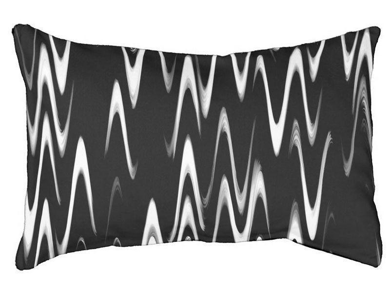 Dog Beds-WAVY #1 Indoor/Outdoor Dog Beds-Black &amp; White-from COLORADDICTED.COM-