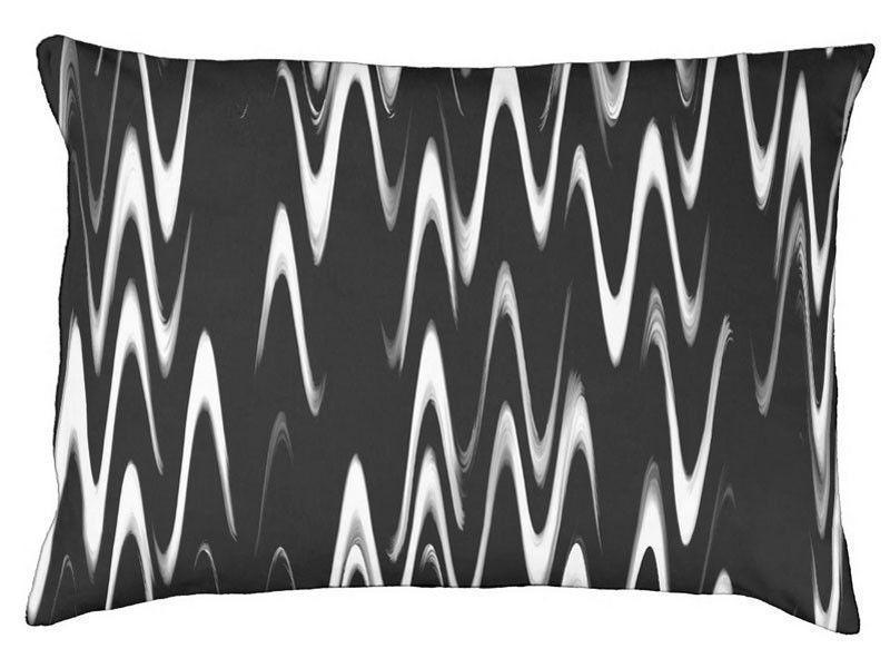 Dog Beds-WAVY #1 Indoor/Outdoor Dog Beds-Black &amp; White-from COLORADDICTED.COM-