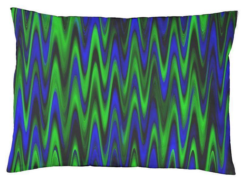 Dog Beds-WAVY #1 Indoor/Outdoor Dog Beds-Blues &amp; Greens-from COLORADDICTED.COM-