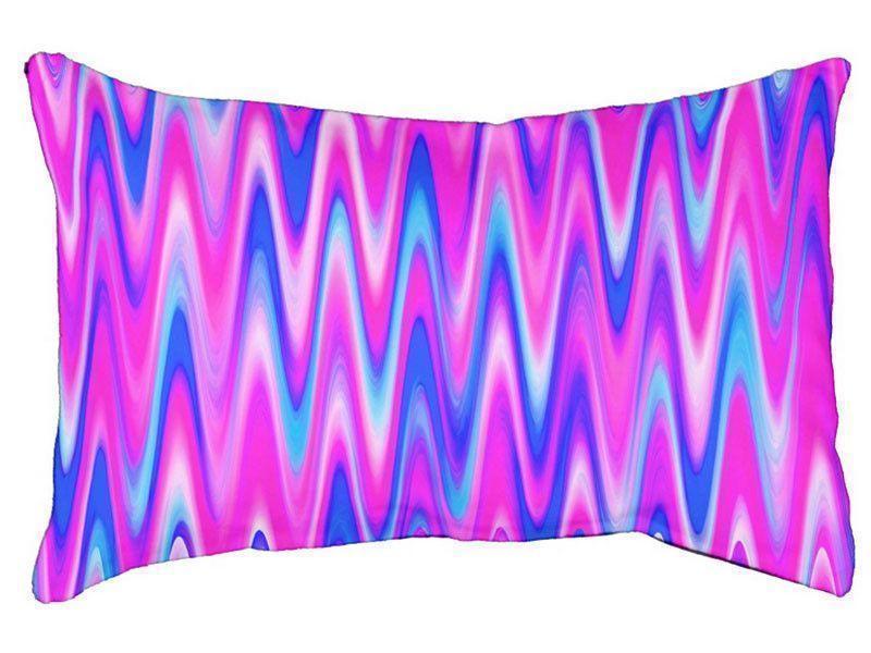 Dog Beds-WAVY #1 Indoor/Outdoor Dog Beds-Blues, Purples &amp; Fuchsias-from COLORADDICTED.COM-