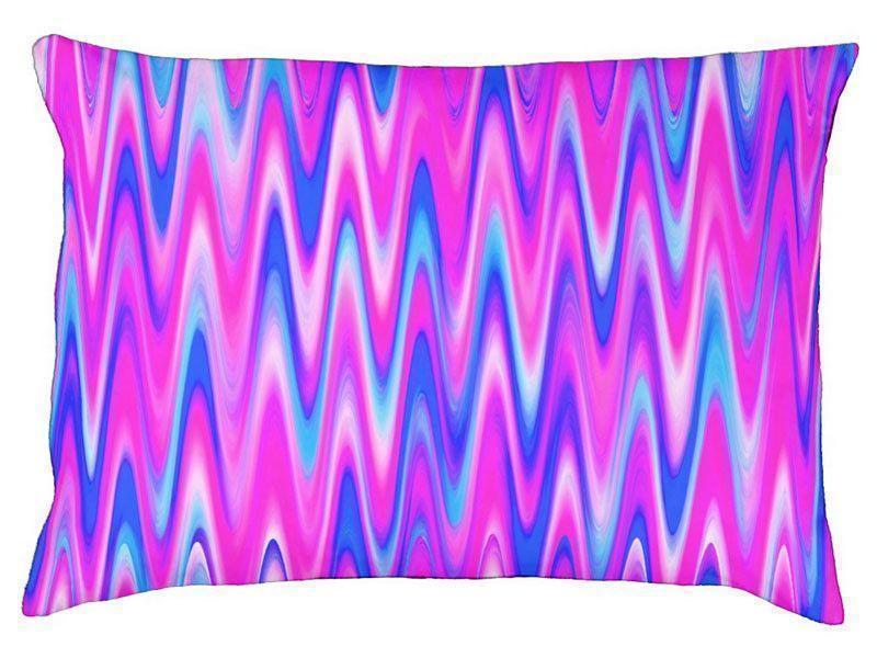 Dog Beds-WAVY #1 Indoor/Outdoor Dog Beds-Blues, Purples &amp; Fuchsias-from COLORADDICTED.COM-