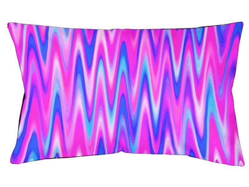 Dog Beds-WAVY #1 Indoor/Outdoor Dog Beds-Blues, Purples &amp; Fuchsias-from COLORADDICTED.COM-