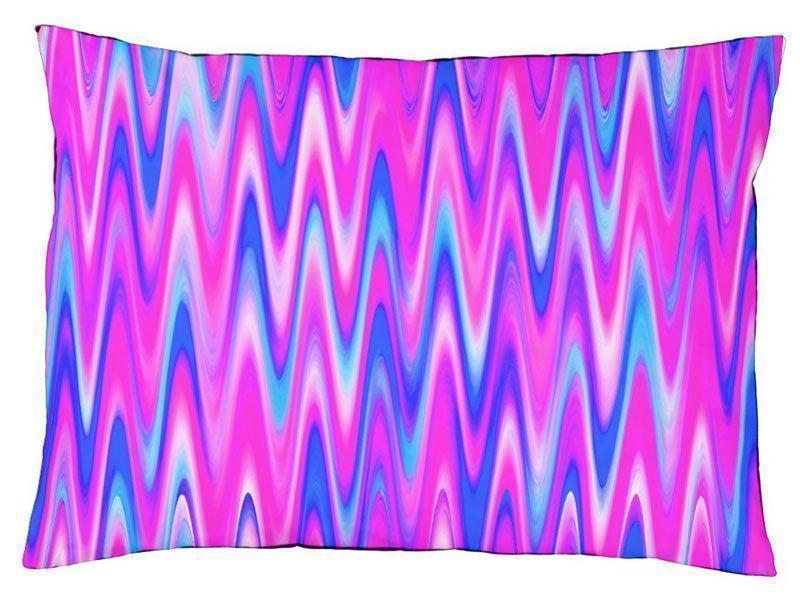 Dog Beds-WAVY #1 Indoor/Outdoor Dog Beds-Blues, Purples &amp; Fuchsias-from COLORADDICTED.COM-