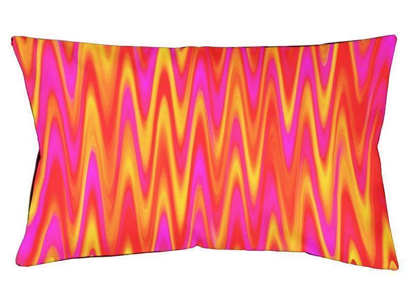 Dog Beds-WAVY #1 Indoor/Outdoor Dog Beds-Reds, Oranges, Yellows &amp; Fuchsias-from COLORADDICTED.COM-