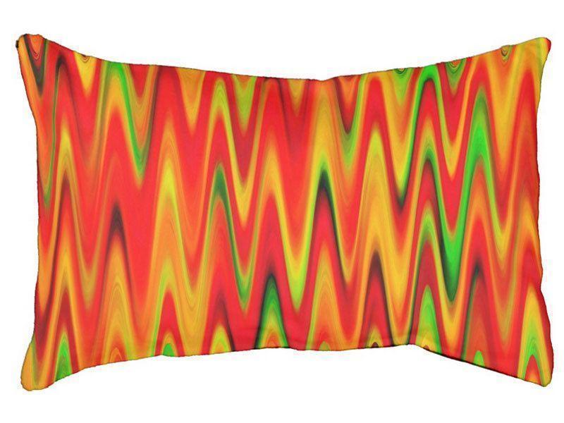 Dog Beds-WAVY #1 Indoor/Outdoor Dog Beds-Reds, Oranges, Yellows &amp; Greens-from COLORADDICTED.COM-