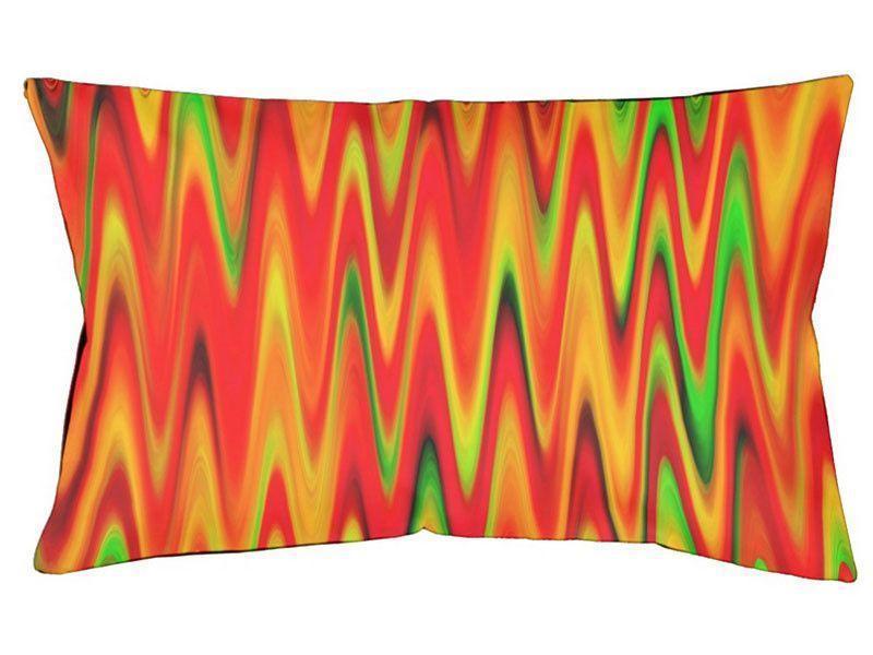 Dog Beds-WAVY #1 Indoor/Outdoor Dog Beds-Reds, Oranges, Yellows &amp; Greens-from COLORADDICTED.COM-