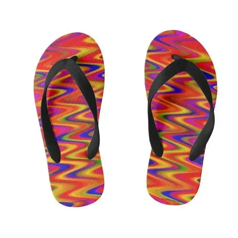 Kids Flip Flops-WAVY #1 Kids Flip Flops-from COLORADDICTED.COM-
