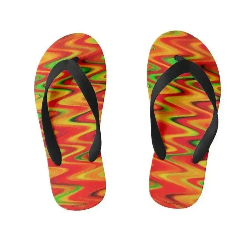 Kids Flip Flops-WAVY #1 Kids Flip Flops-from COLORADDICTED.COM-