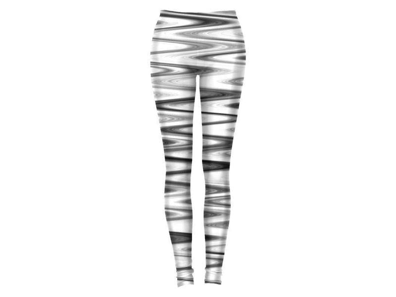 Leggings-WAVY #1 Leggings-Grays &amp; White-from COLORADDICTED.COM-