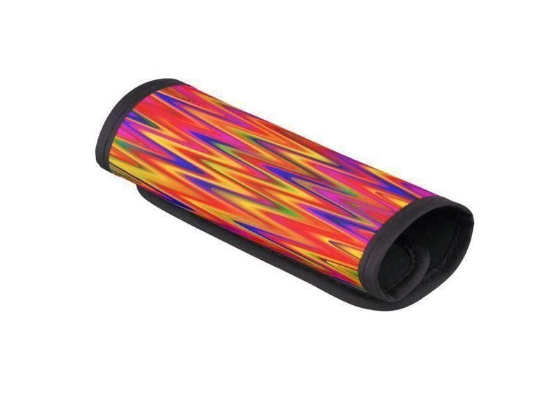 Luggage Handle Wraps-WAVY #1 Luggage Handle Wraps-Multicolor Bright-from COLORADDICTED.COM-