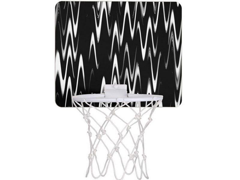 Mini Basketball Hoops-WAVY #1 Mini Basketball Hoops-Black &amp; White-from COLORADDICTED.COM-