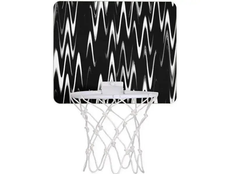 Mini Basketball Hoops-WAVY #1 Mini Basketball Hoops-Black & White-from COLORADDICTED.COM-