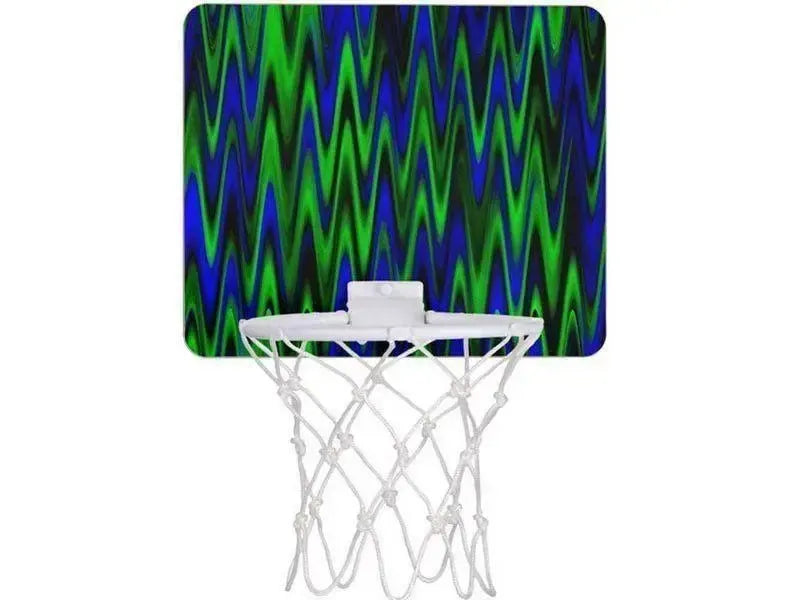 Mini Basketball Hoops-WAVY #1 Mini Basketball Hoops-Blues & Greens-from COLORADDICTED.COM-