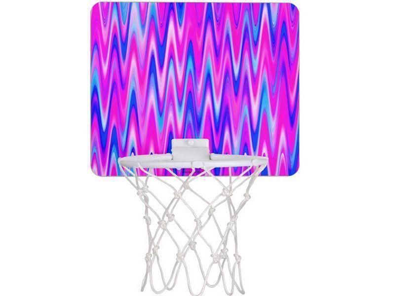 Mini Basketball Hoops-WAVY #1 Mini Basketball Hoops-Blues &amp; Purples &amp; Fuchsias-from COLORADDICTED.COM-
