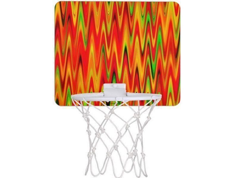 Mini Basketball Hoops-WAVY #1 Mini Basketball Hoops-Reds &amp; Oranges &amp; Yellows &amp; Greens-from COLORADDICTED.COM-