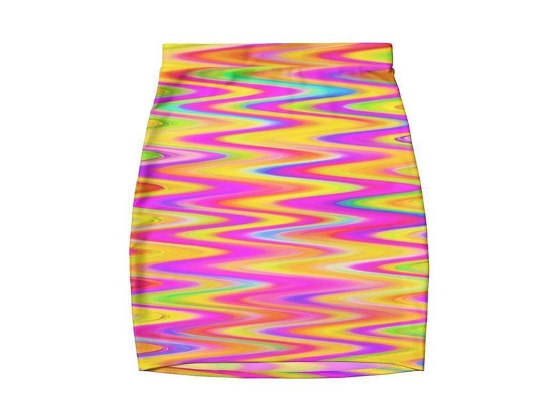 Mini Pencil Skirts-WAVY #1 Mini Pencil Skirts-from COLORADDICTED.COM-
