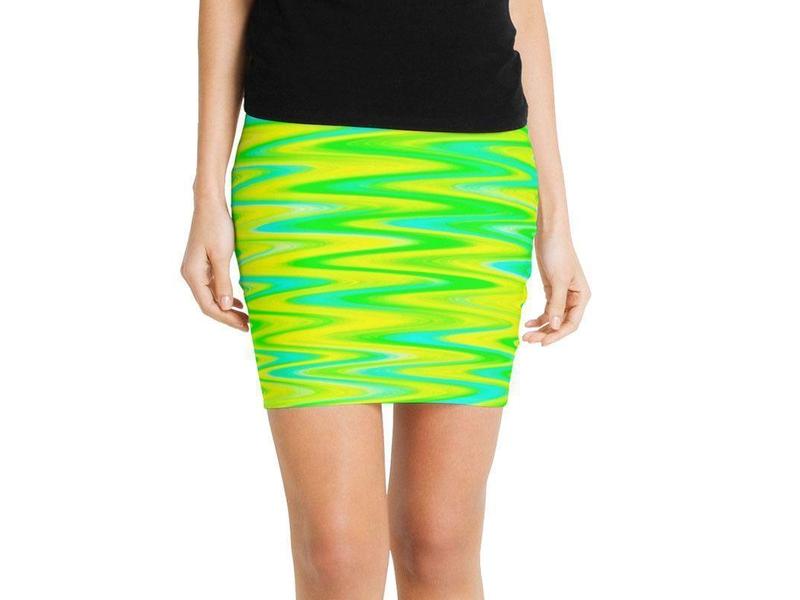Mini Pencil Skirts-WAVY #1 Mini Pencil Skirts-from COLORADDICTED.COM-