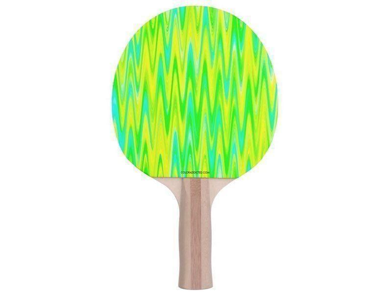 Ping Pong Paddles-WAVY #1 Ping Pong Paddles-from COLORADDICTED.COM-