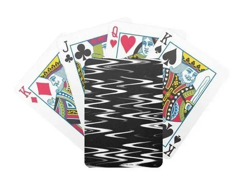 Playing Cards-WAVY #1 Premium Bicycle® Playing Cards-Greens & Yellows & Light Blues-from COLORADDICTED.COM-