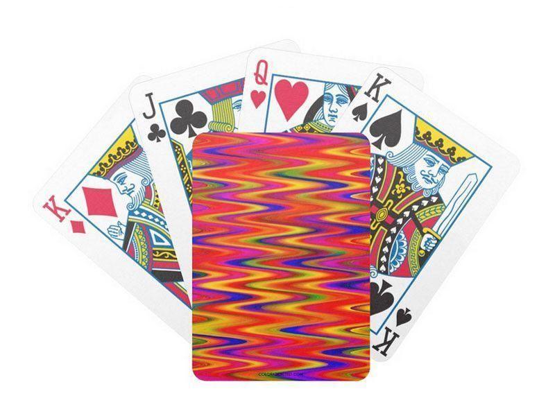 Playing Cards-WAVY #1 Premium Bicycle® Playing Cards-Multicolor Bright-from COLORADDICTED.COM-