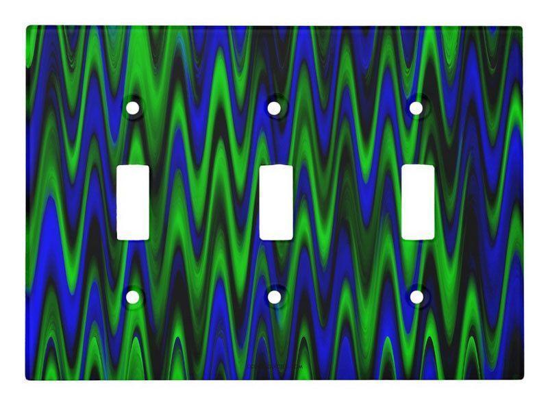 Toggle Light Switch Covers-WAVY #1 Single, Double & Triple-Toggle Light Switch Covers-from COLORADDICTED.COM-