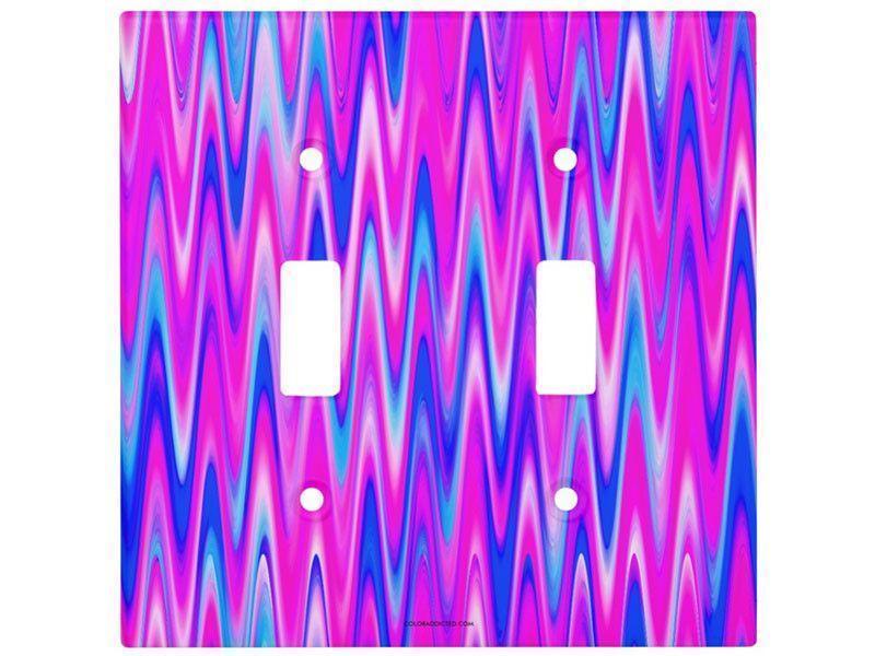 Toggle Light Switch Covers-WAVY #1 Single, Double & Triple-Toggle Light Switch Covers-from COLORADDICTED.COM-