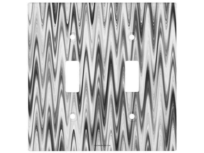 Toggle Light Switch Covers-WAVY #1 Single, Double & Triple-Toggle Light Switch Covers-from COLORADDICTED.COM-