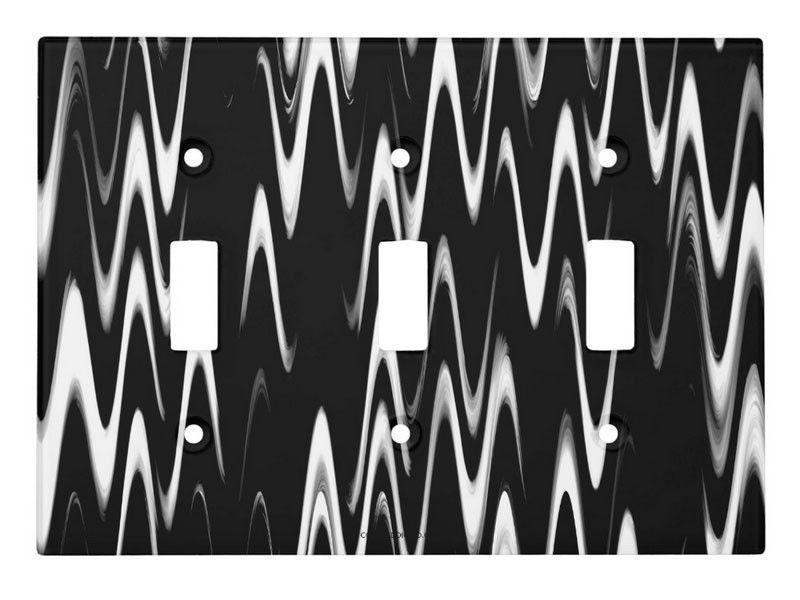Toggle Light Switch Covers-WAVY #1 Single, Double & Triple-Toggle Light Switch Covers-from COLORADDICTED.COM-