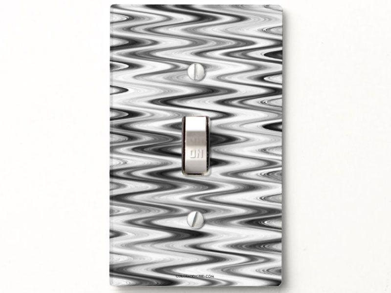 Toggle Light Switch Covers-WAVY #1 Single, Double & Triple-Toggle Light Switch Covers-from COLORADDICTED.COM-