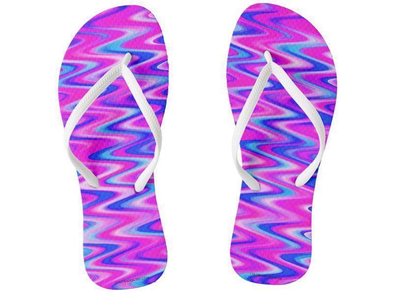 Flip Flops-WAVY #1 Slim-Strap Flip Flops-from COLORADDICTED.COM-