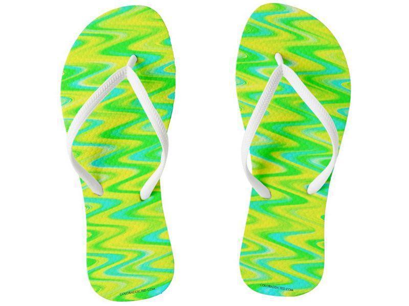 Flip Flops-WAVY #1 Slim-Strap Flip Flops-from COLORADDICTED.COM-