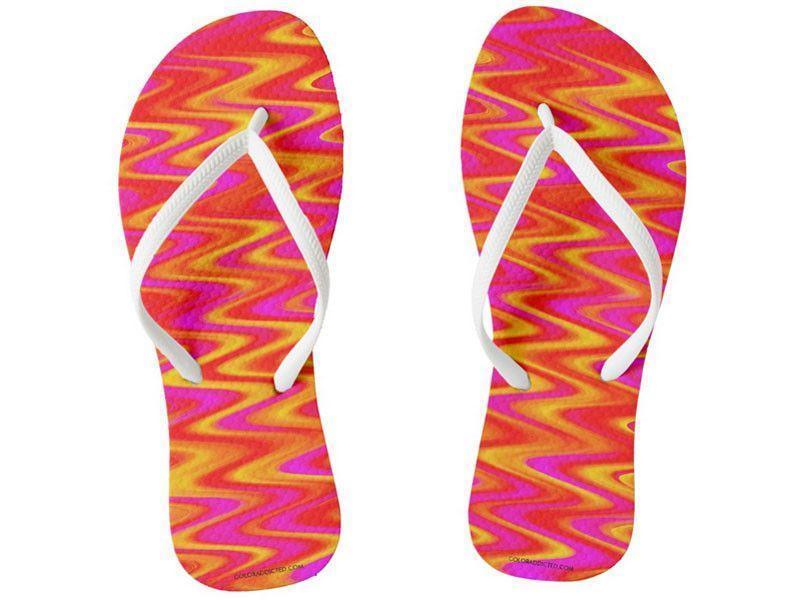 Flip Flops-WAVY #1 Slim-Strap Flip Flops-from COLORADDICTED.COM-