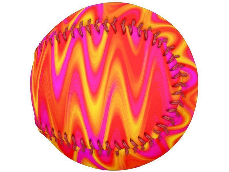 Softballs-WAVY #1 Softballs-Reds &amp; Oranges &amp; Yellows &amp; Fuchsias-from COLORADDICTED.COM-