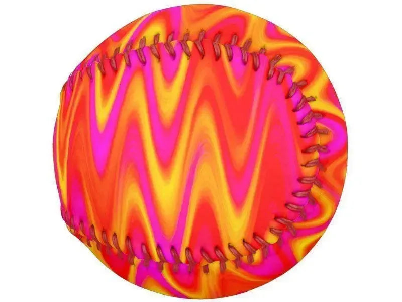 Softballs-WAVY #1 Softballs-Reds & Oranges & Yellows & Fuchsias-from COLORADDICTED.COM-