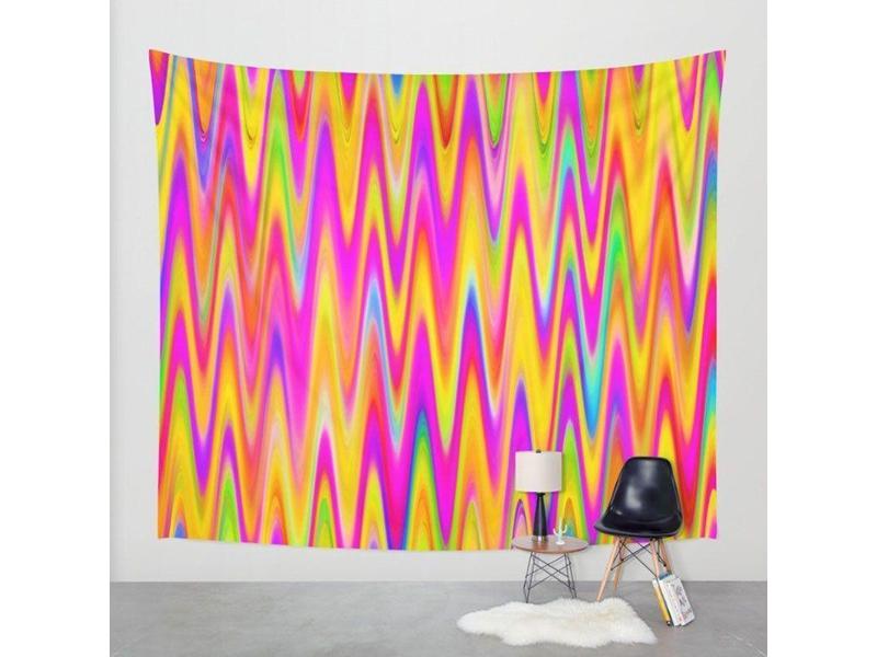 Wall Tapestries-WAVY #1 Wall Tapestries-from COLORADDICTED.COM-