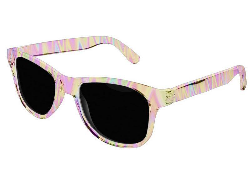 Wayfarer Sunglasses-WAVY #1 Wayfarer Sunglasses (transparent background)-Multicolor Light-from COLORADDICTED.COM-