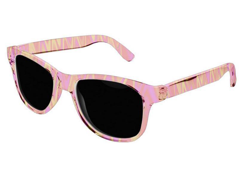Wayfarer Sunglasses-WAVY #1 Wayfarer Sunglasses (transparent background)-Reds, Oranges, Yellows &amp; Fuchsias-from COLORADDICTED.COM-