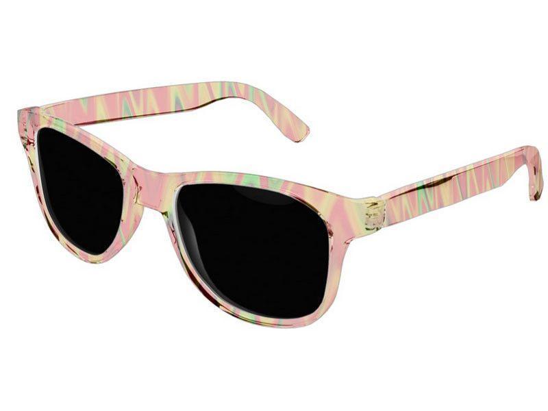 Wayfarer Sunglasses-WAVY #1 Wayfarer Sunglasses (transparent background)-Reds, Oranges, Yellows &amp; Greens-from COLORADDICTED.COM-