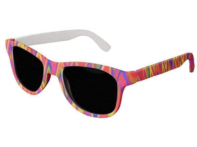 Wayfarer Sunglasses-WAVY #1 Wayfarer Sunglasses (white background)-Multicolor Bright-from COLORADDICTED.COM-