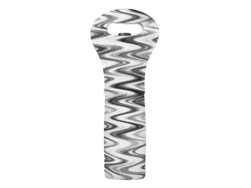 Wine Totes-WAVY #1 Wine Totes-Grays & White-from COLORADDICTED.COM-