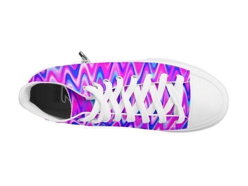 ZipZ High-Top Sneakers-WAVY #1 ZipZ High-Top Sneakers-from COLORADDICTED.COM-