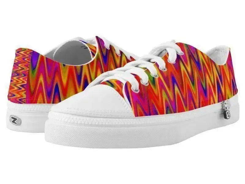 ZipZ Low-Top Sneakers-WAVY #1 ZipZ Low-Top Sneakers-from COLORADDICTED.COM-